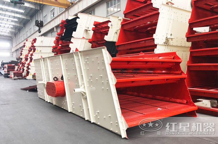 振動篩可生產2/3/4/5中不同規格物料 振動篩可生產2/3/4/5中不同規格物料