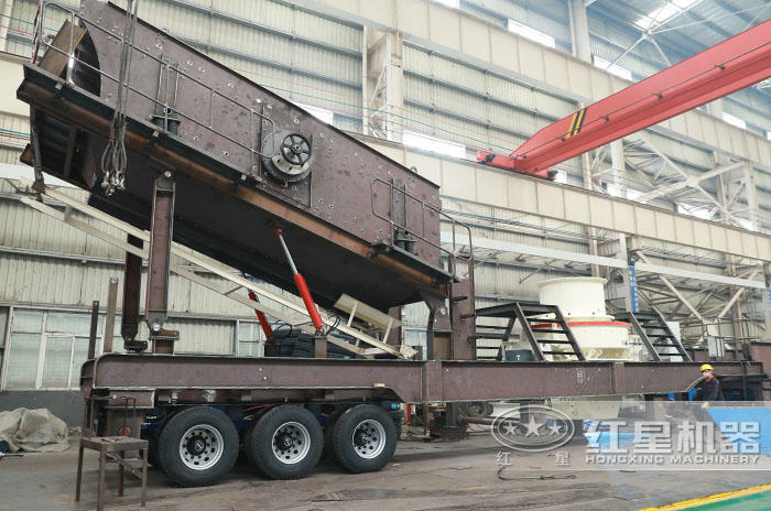 移動制砂機產量:40-500t/h 移動制砂機產量:40-500t/h