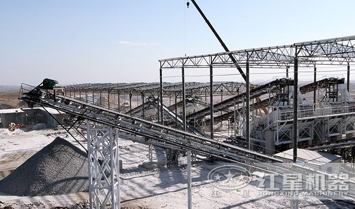 機制砂生產現場 機制砂生產現場