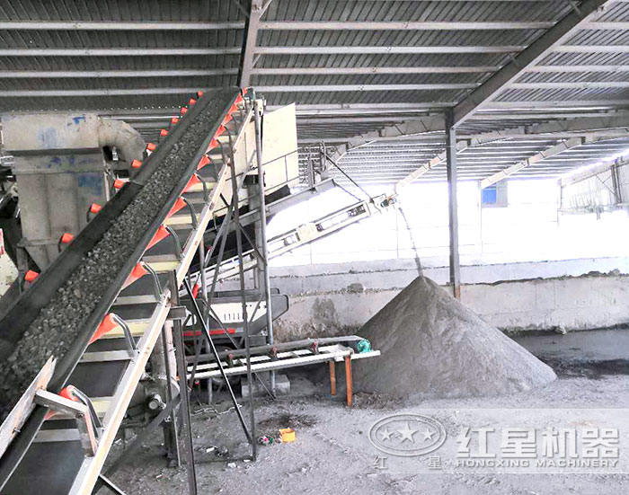 移動制砂機作業現場