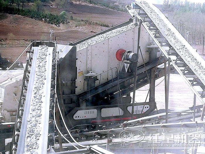 移動作業的破碎生產線