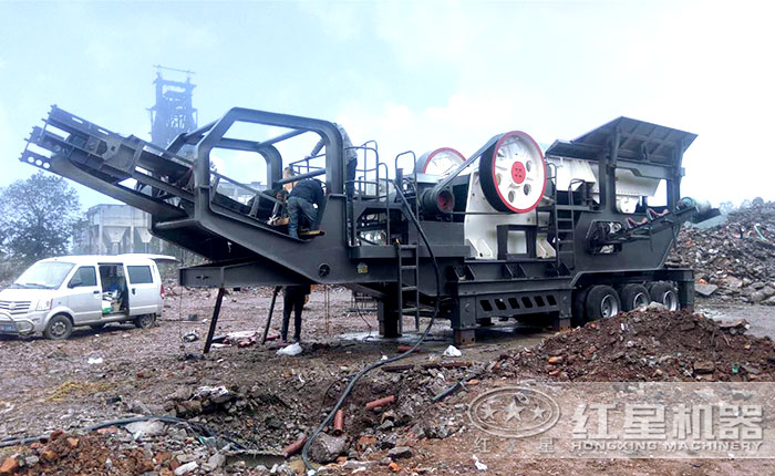 輪胎式移動破碎設備 輪胎式移動破碎設備