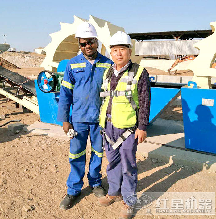紅星機(jī)器售后安裝現(xiàn)場(chǎng)