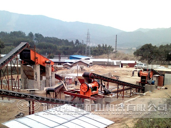 河卵石石料生產線