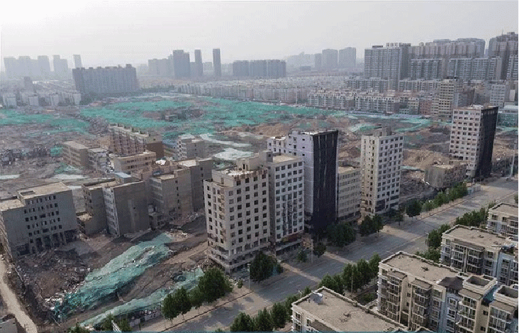 城中村拆除后周圍環境