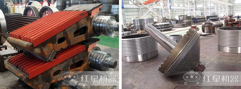 左顎式破碎機顎板+右圓錐破碎機配件