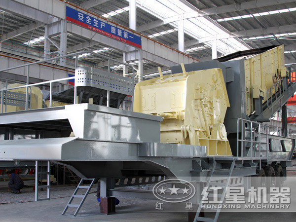 輪胎反擊破移動(dòng)破碎站 