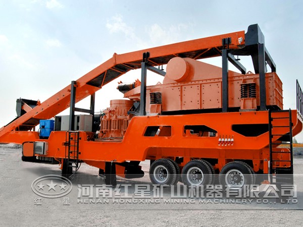 移動(dòng)式圓錐破碎站