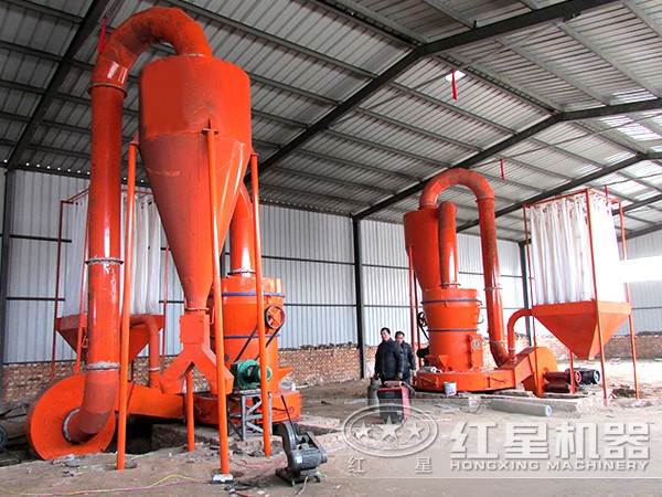 高嶺土磨粉加工工藝流程