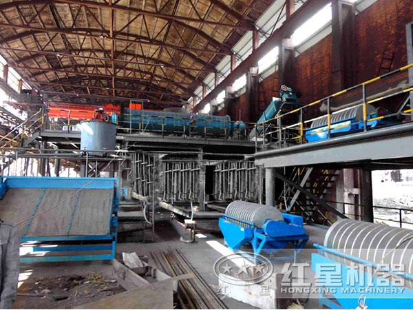 鎳礦磁選工藝現(xiàn)場(chǎng)