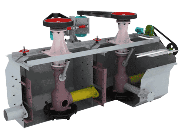 石英石浮選機工作原理圖